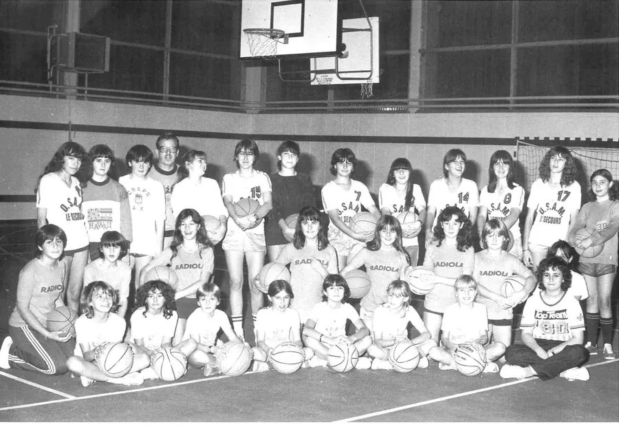 L'OSAM, premier club d'Aigues-Mortes, en 1978 ou 1979